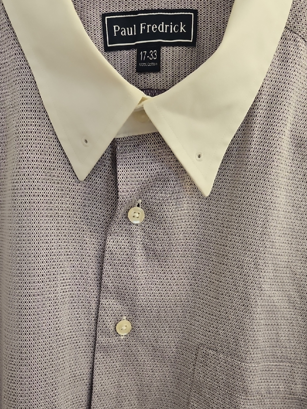 Paul Fredrick Mens Dress Shirt - Picture 3 of 7